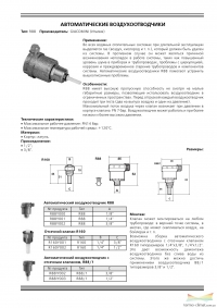Автоматический воздухоотводный клапан R88IY003 (не хром) 1/2