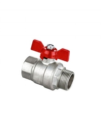 Кран шаровый Calore ВН/НАР 1/2" бабочка 14/224