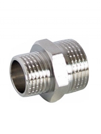 Ниппель переходной латунь нар-нар 1/2"-3/8" Calore