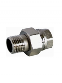Американка прямая латунь вн-нар 1/2" Calore