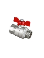 Кран шаровый Calore ВН/НАР 1/2" бабочка 14/224