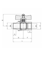 Вентиль бабочка General Fittings