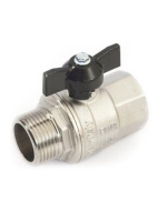 Вентиль бабочка General Fittings  H/B 1/2